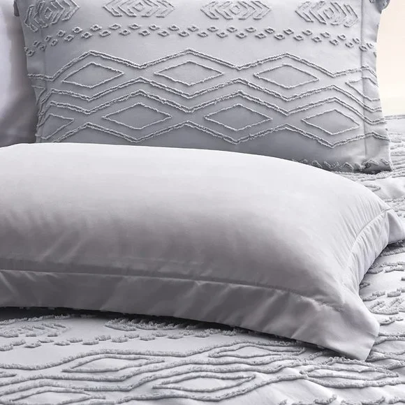 New Comforter Set - Boho Bedding Set, Light Grey Soft Fashion Luxury Bed…